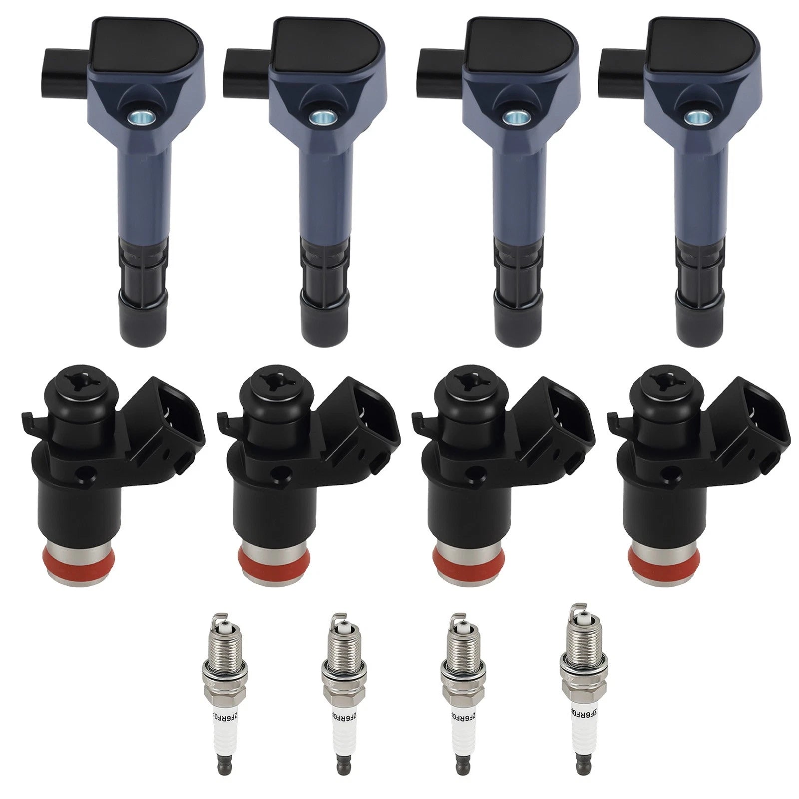 Set of 4 Fuel Injectors for Honda Civic 1.7L (2001–2005)