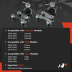 Set of 4 Ball Joints for Chevy Colorado GMC Canyon (2004–2012)