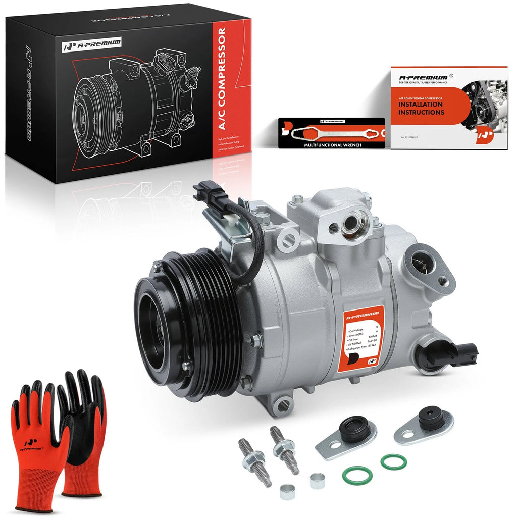 A/C Compressor with Clutch for Ford Edge (2015–2018) Lincoln MKZ (2017–2020) MKX
