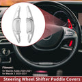 Set of 2 Silver Tone Aluminum Alloy Steering Wheel Paddles for Mazda Axela (2020–2021)
