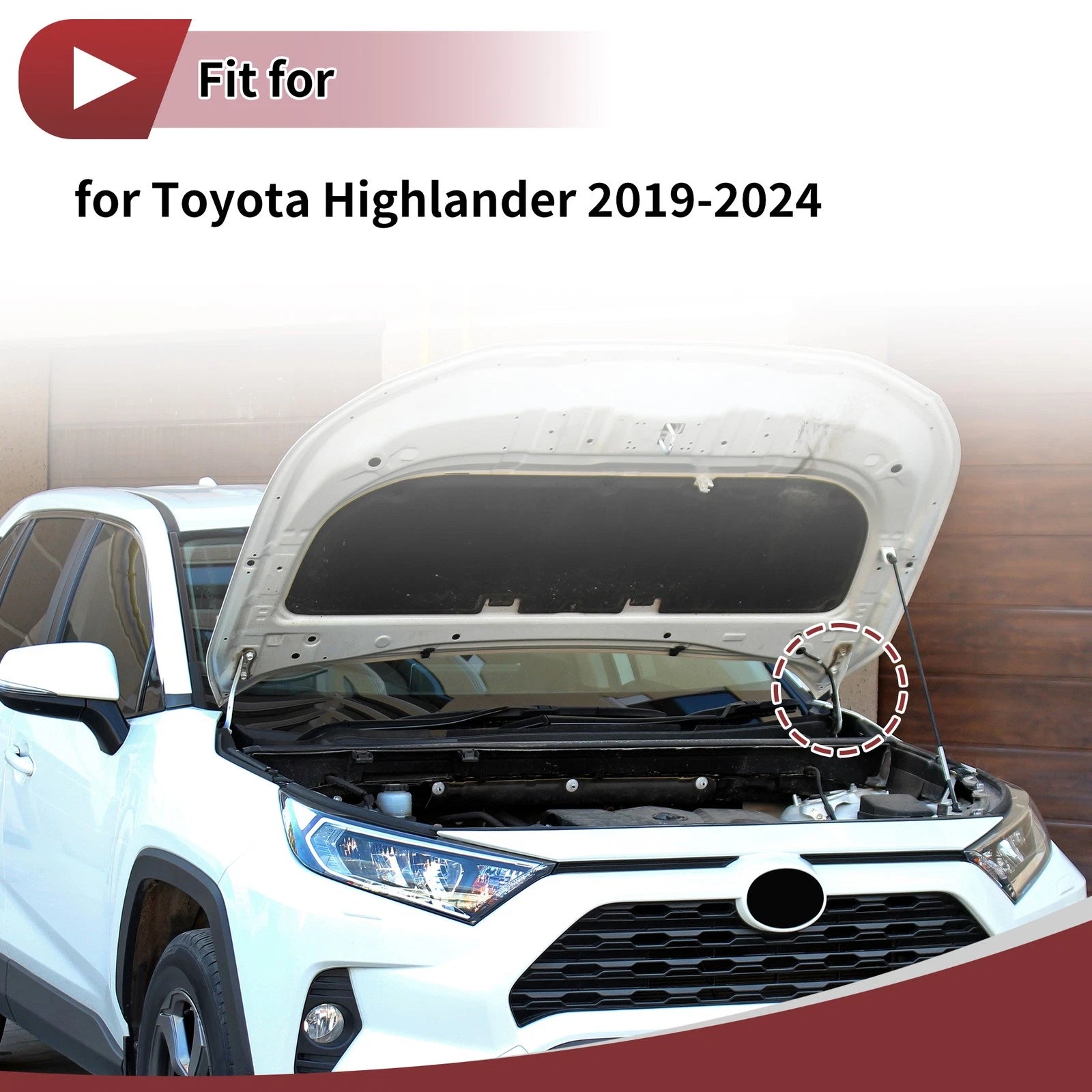 Hood Hinge for Toyota Highlander (2019–2024) Left Side 1 pcs