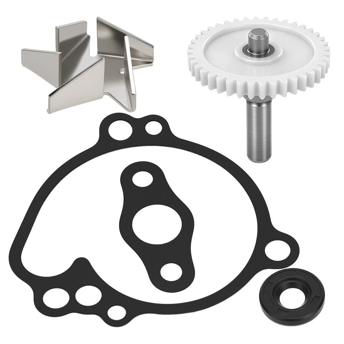 Water Pump Impeller Gear Rebuild Kit Gasket Oil Seal for Kawasaki KX65 (2006–2024)