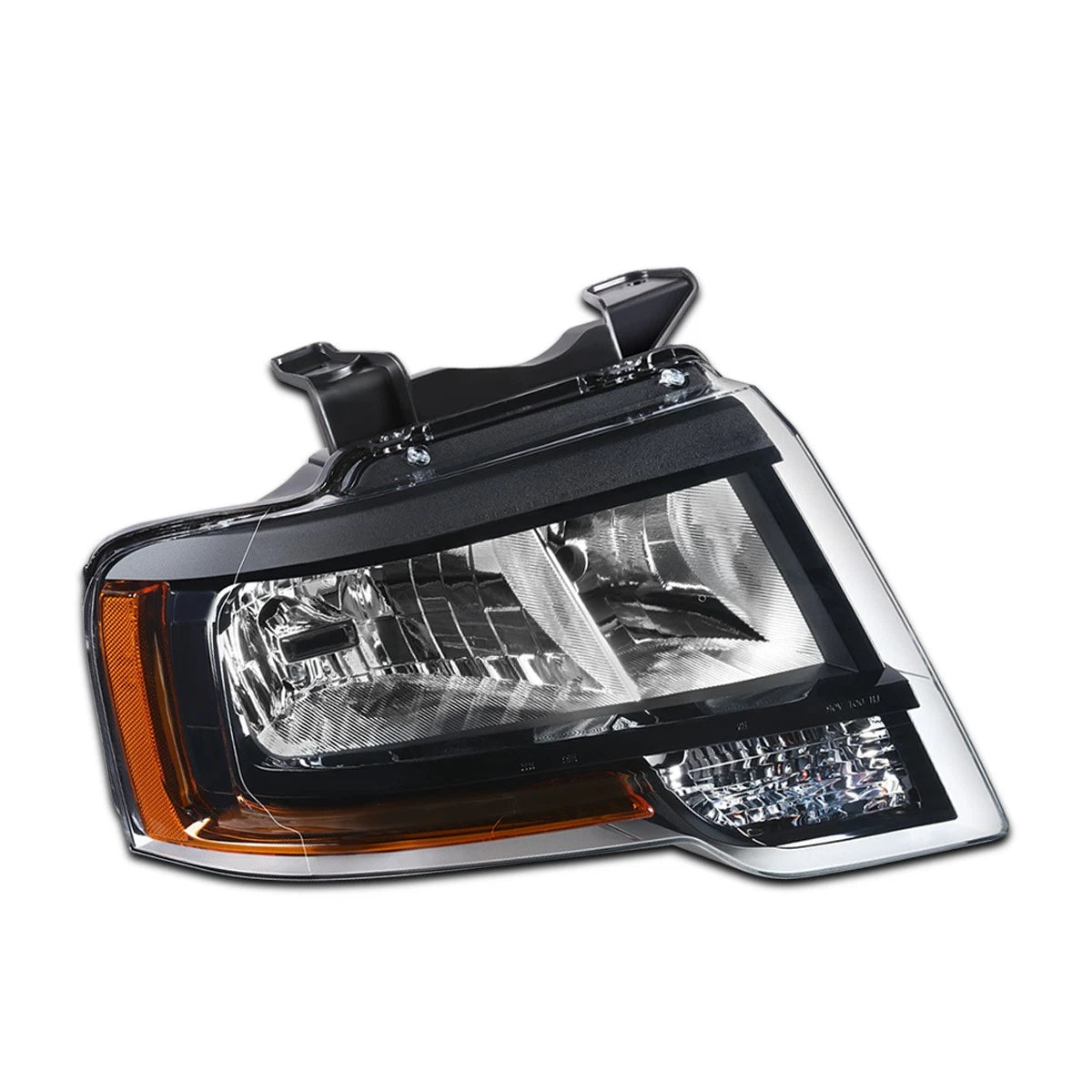 Right Side Headlight Lamp for Ford Expedition (2015–2017) Black Housing