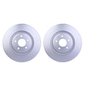 Set of 2 Hella Front 345mm Vented Disc Brake Rotors for Audi S4 S5 (2010–2016)