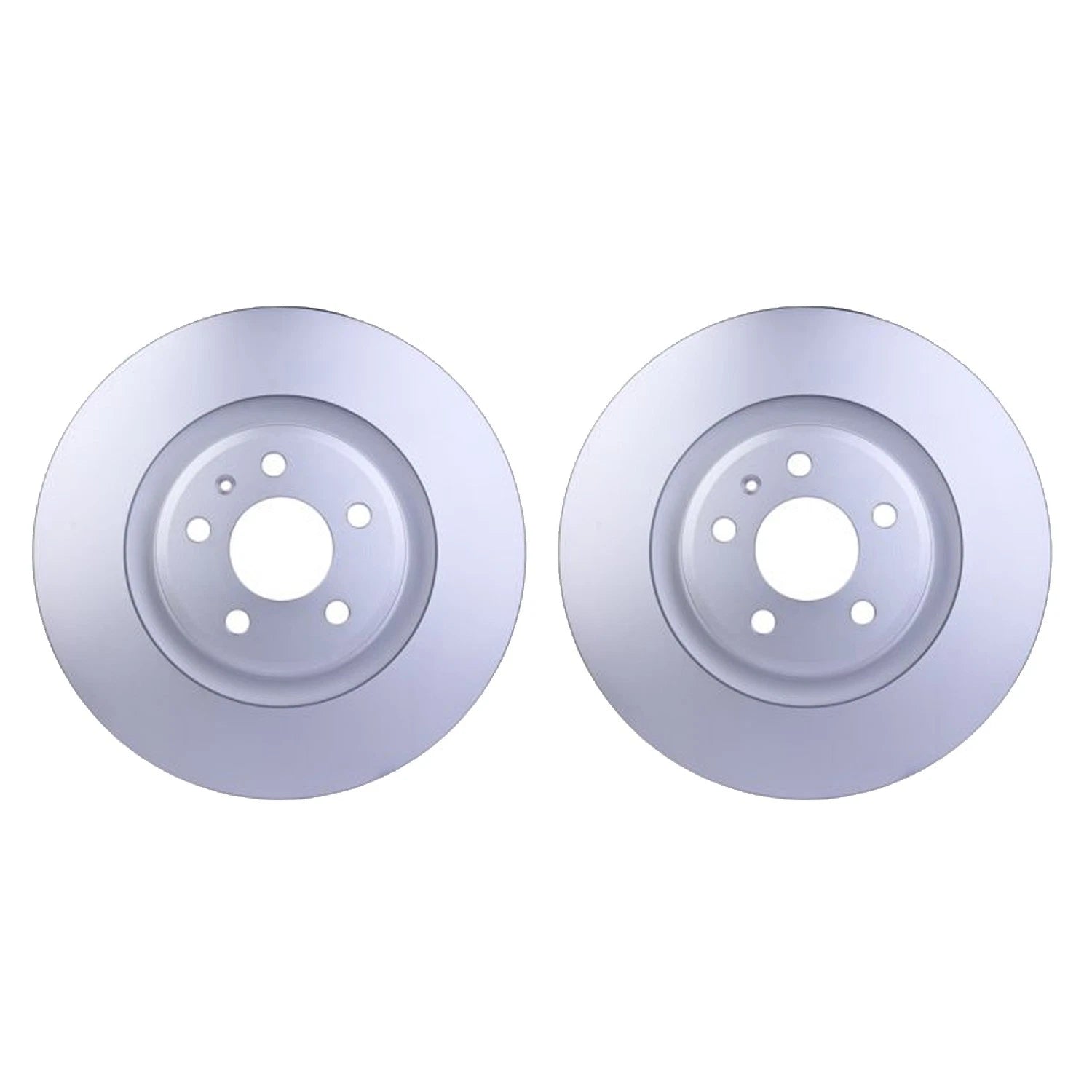 Set of 2 Hella Front 345mm Vented Disc Brake Rotors for Audi S4 S5 (2010–2016)