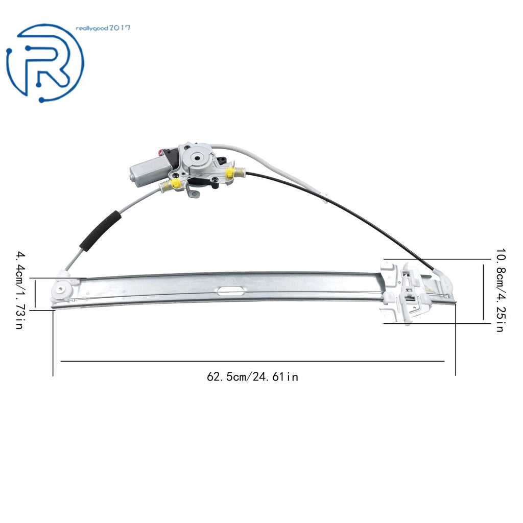 Front Right Window Regulator for Mazda MPV (2000-2006) with Motor
