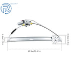 Front Right Window Regulator for Mazda MPV (2000-2006) with Motor