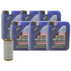 6L Liqui Moly Synthoil Premium 5W-40 Engine Oil Change Kit for A4, Passat