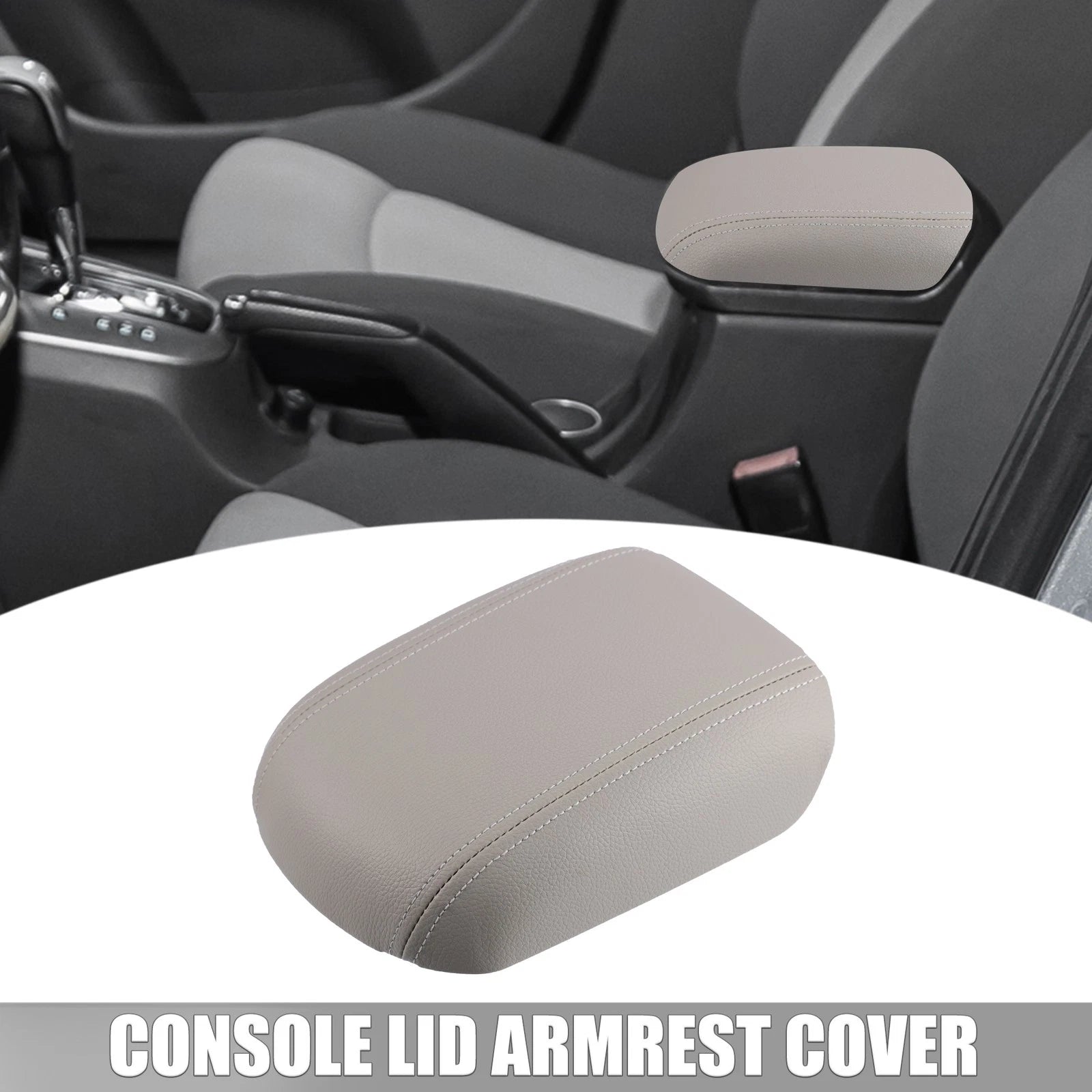 Center Console Armrest Cover for Chevrolet Cruze (2009–2014) Gray
