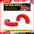 Red Tow Hook Eye Covers for Chevy Silverado 1500 (2007–2024) 2X