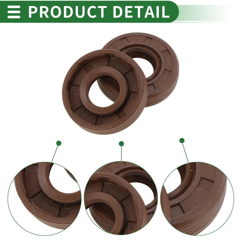 Oil Seal FKM Rubber 14x30x7mm for Various Models (5 Pcs)