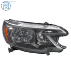 Headlights for Honda CR-V (2012-2014) Halogen Black Right Passenger Side