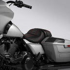 2x Seats Black Red Driver/Passenger for Harley Street Glide FLHXSE (2023-2025)
