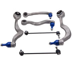 8x Control Arm Stabilizer Bar Link & Tie Rod End for BMW 525i 530i 535i 540i (2006–2010)