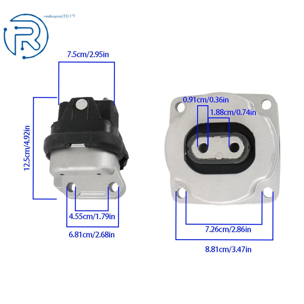 3X Motor & Trans Mounts for Dodge Challenger/Charger/Magnum (2005–2011)