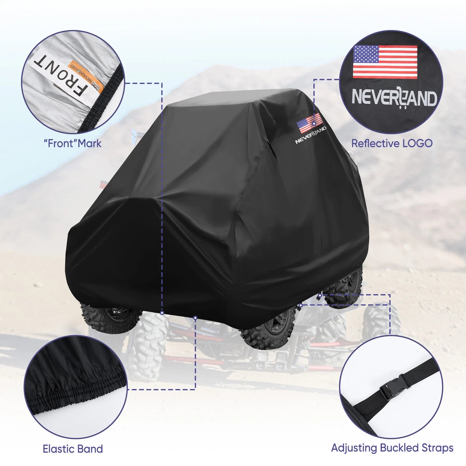 Heavy Duty Waterproof Cover for Polaris General 1000 (2021)