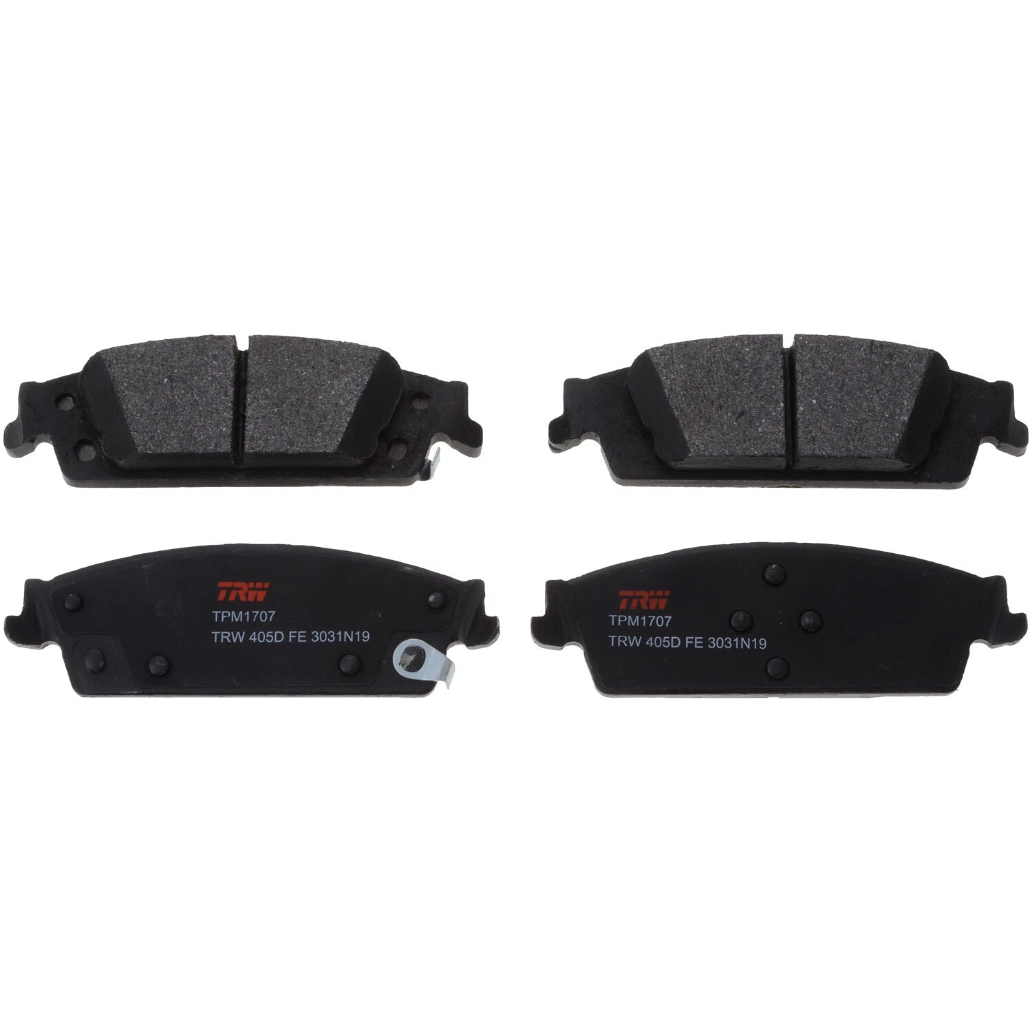TRW Rear Disc Brake Pad Set Metallic for (TPM1707)