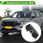 Dashboard Cover for Ford Edge (2015–2021) Dash Mat Carpet Black Red