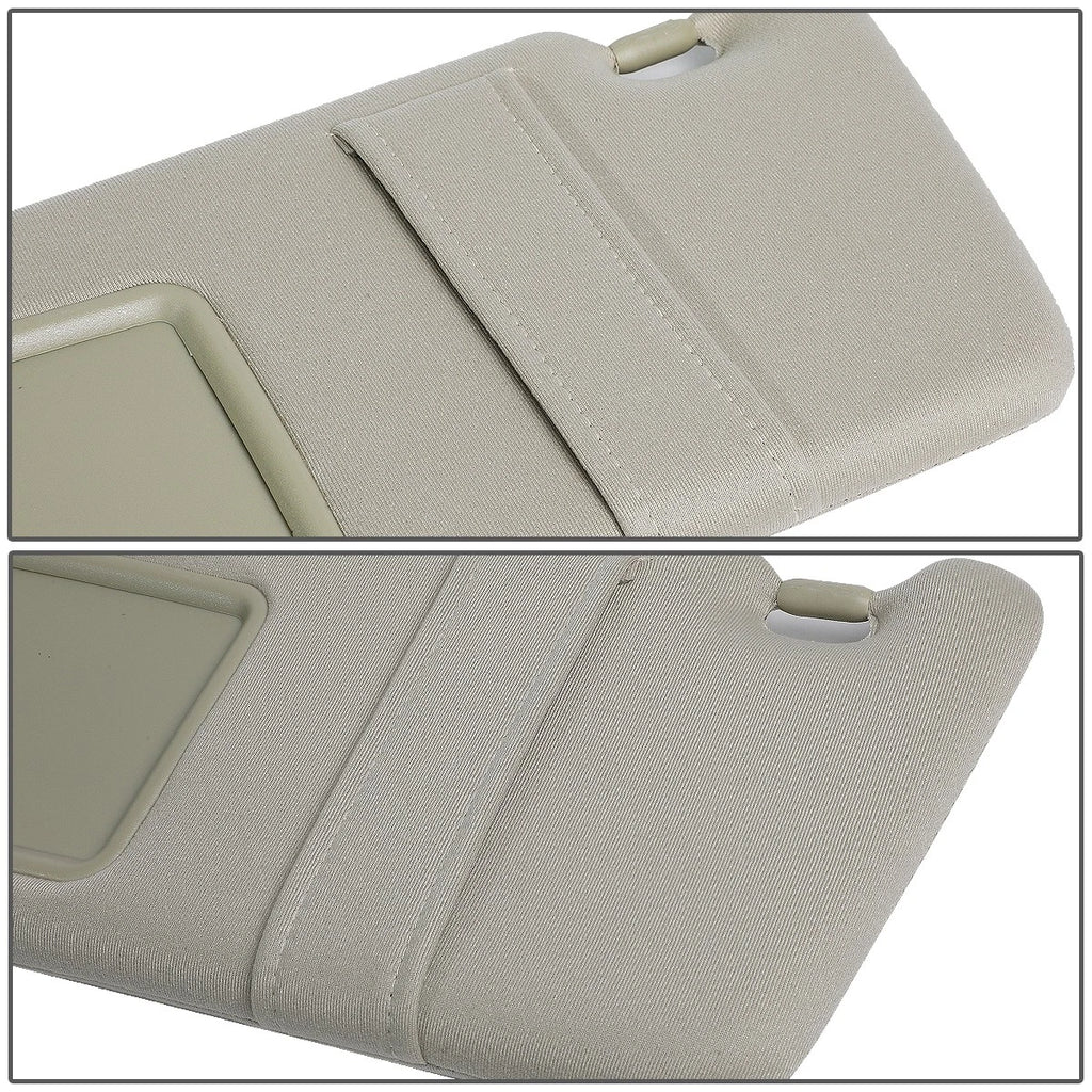 Left Driver Side Sun Visor for Toyota Camry (2007–2011) Beige OE Style