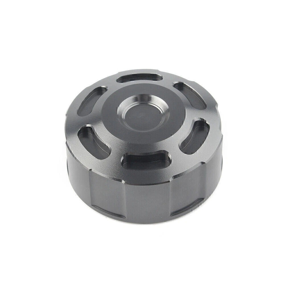 CNC Rear Brake Fluid Reservoir Cover Cap for Kawasaki Z800 Z1000 (2013–2016) Titanium