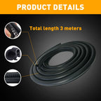 Set of 2 Weather Strip Rubber Seal for Car SU (10FT)