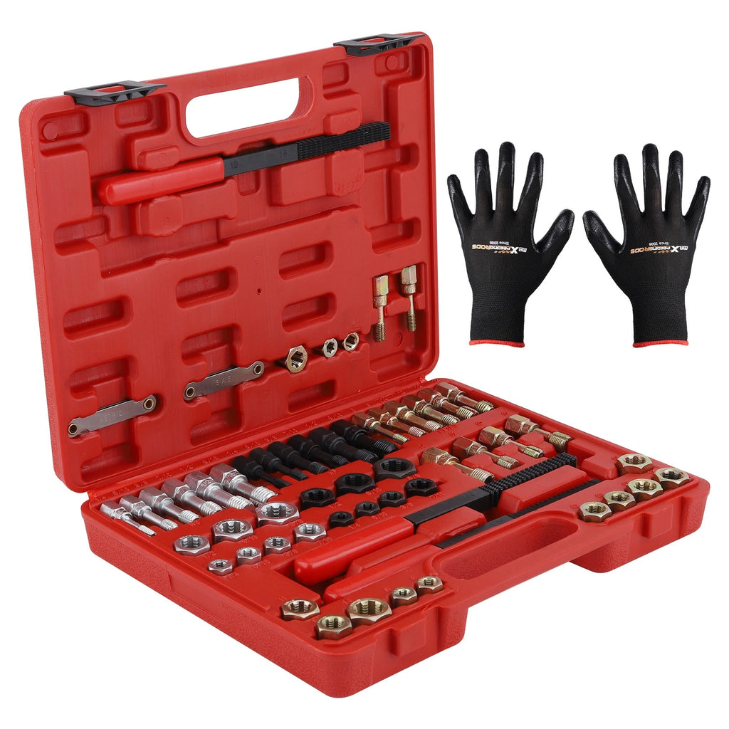 56Pcs Thread Restorer Kit for Automotive Repair (Unc, Unf & Metric)