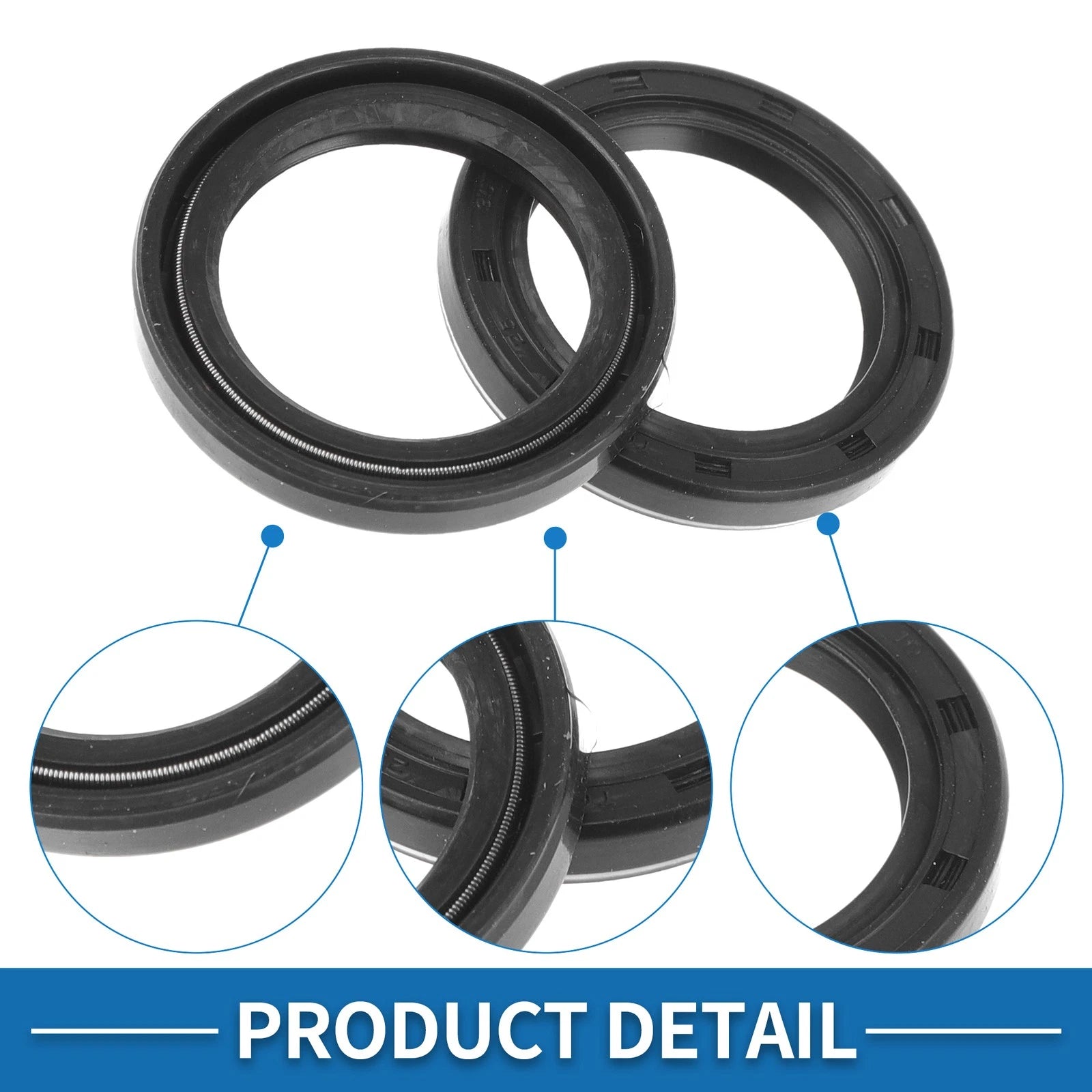 Set of 5 Oil Seal Rotary Shaft Seal Nitrile Rubber 25x35x5mm