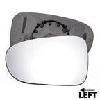 Left White Mirror Glass for Volkswagen Sharan (2010–2020) & Seat (2010–2020)