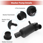 Windshield Washer Pump with Grommet for Ford (No. 1S7117K624DD)