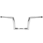 10" Chrome Rise Ape Hanger Handlebar for Harley (Fits DNA Monster Fat Bars)