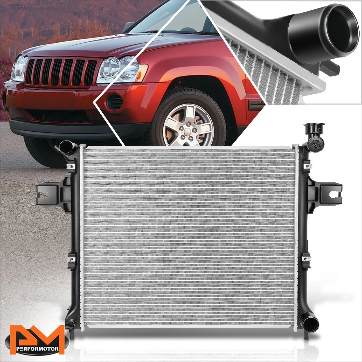 Aluminum Radiator for Jeep Grand Cherokee/Commander (2005–2010) DPI-2839