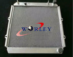 Aluminum Radiator for Toyota Land Cruiser LJ70/71/73/77/78 2LTE 2.4TD (1990-93)