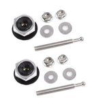 2X Push Button Quick Release Hood Pins for Car Bumper Latch