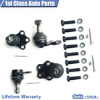Set of 4 Front Suspension Ball Joints for Dodge Ram 1500 (2000-2001)