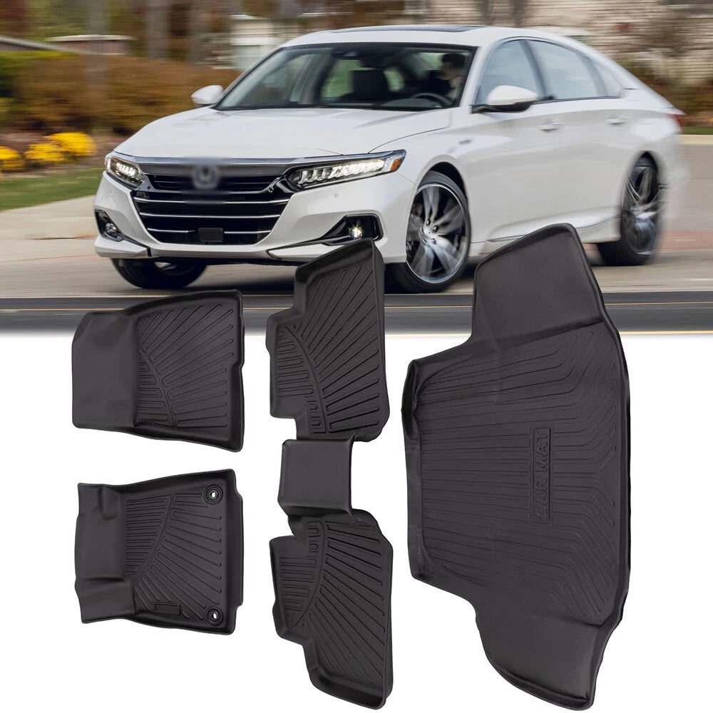 TPE Floor Mats & Cargo Liner for Honda Accord Sedan (2018–2022)