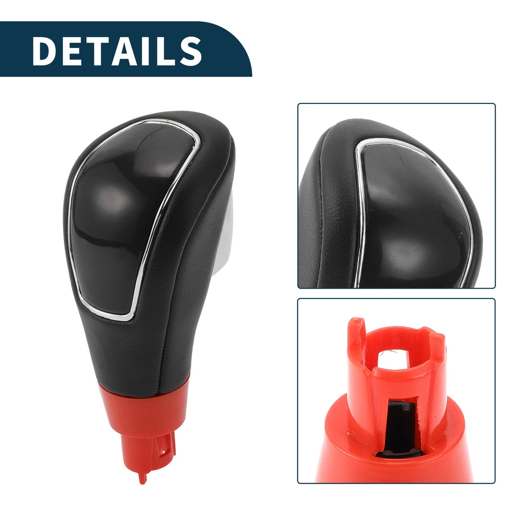 Automatic Gear Shifter Knob for Ford Kuga (2008–2012) Black Faux Leather