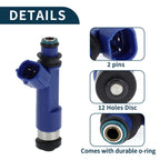 Fuel Injector No. 297500-1690/1465A295 for Mitsubishi Mazda (1 Pc)