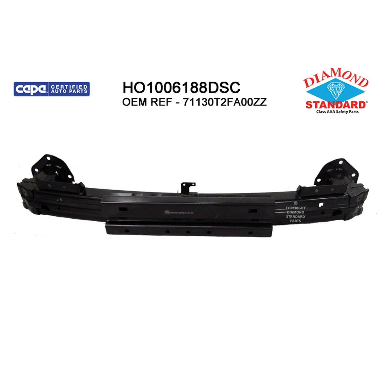 Replacement Steel Front Bumper Impact Bar (See compatibility Chart)
