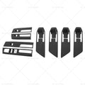 Inner Window Lift Handle Panel Cover Trim for Mitsubishi Triton (2023–2025)