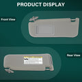 Driver Side Sun Visor Gray for Toyota Camry (2012–2017) 2.5L 3.5L