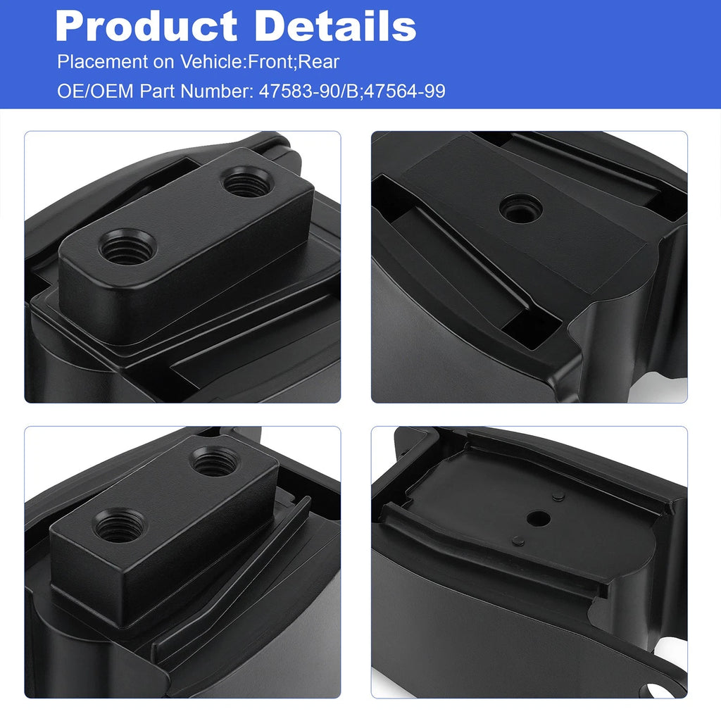 2X Engine Motor Mount Isolators for Harley Davidson Dyna FXD/FXDWG (1991–2017)