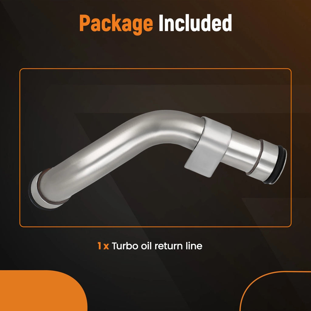 Turbo Oil Return Line Hose for Ford F350 F450 E350 E450 (2003–2007)