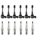 6X Ignition Coils + 6X Spark Plugs for Nissan Altima 3.5L (2002–2006) C1406