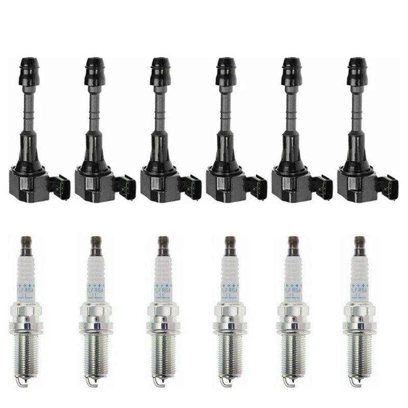 6X Ignition Coils + 6X Spark Plugs for Nissan Altima 3.5L (2002–2006) C1406