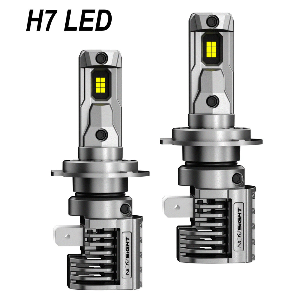 2X H7 LED Headlight Bulbs Conversion Kit 6500K 18000LM 80W for