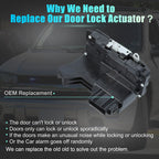 Front Left Power Door Lock Actuator for Ford Escape (No.YL8Z78219A65BAA)