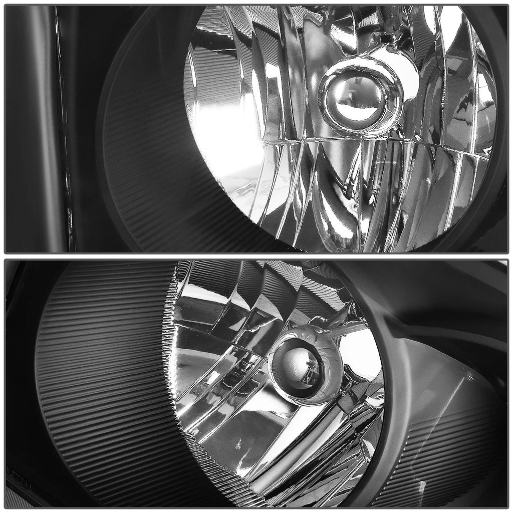 Factory Style Black Housing Amber Corner Headlights for Dodge Dakota (2005–2007)