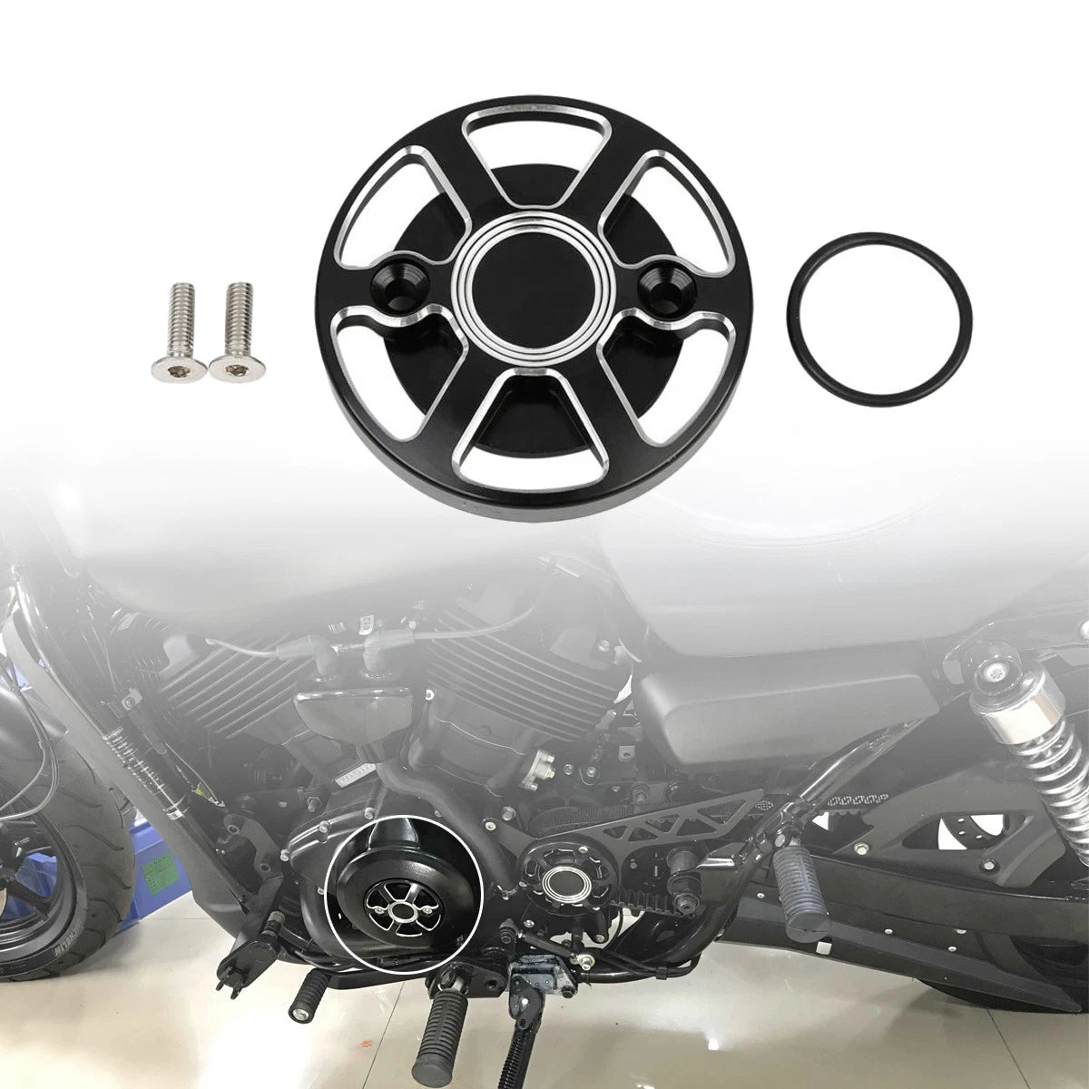 Left Engine Medallion Cover for Harley Street XG500 XG750 (2015–2020)