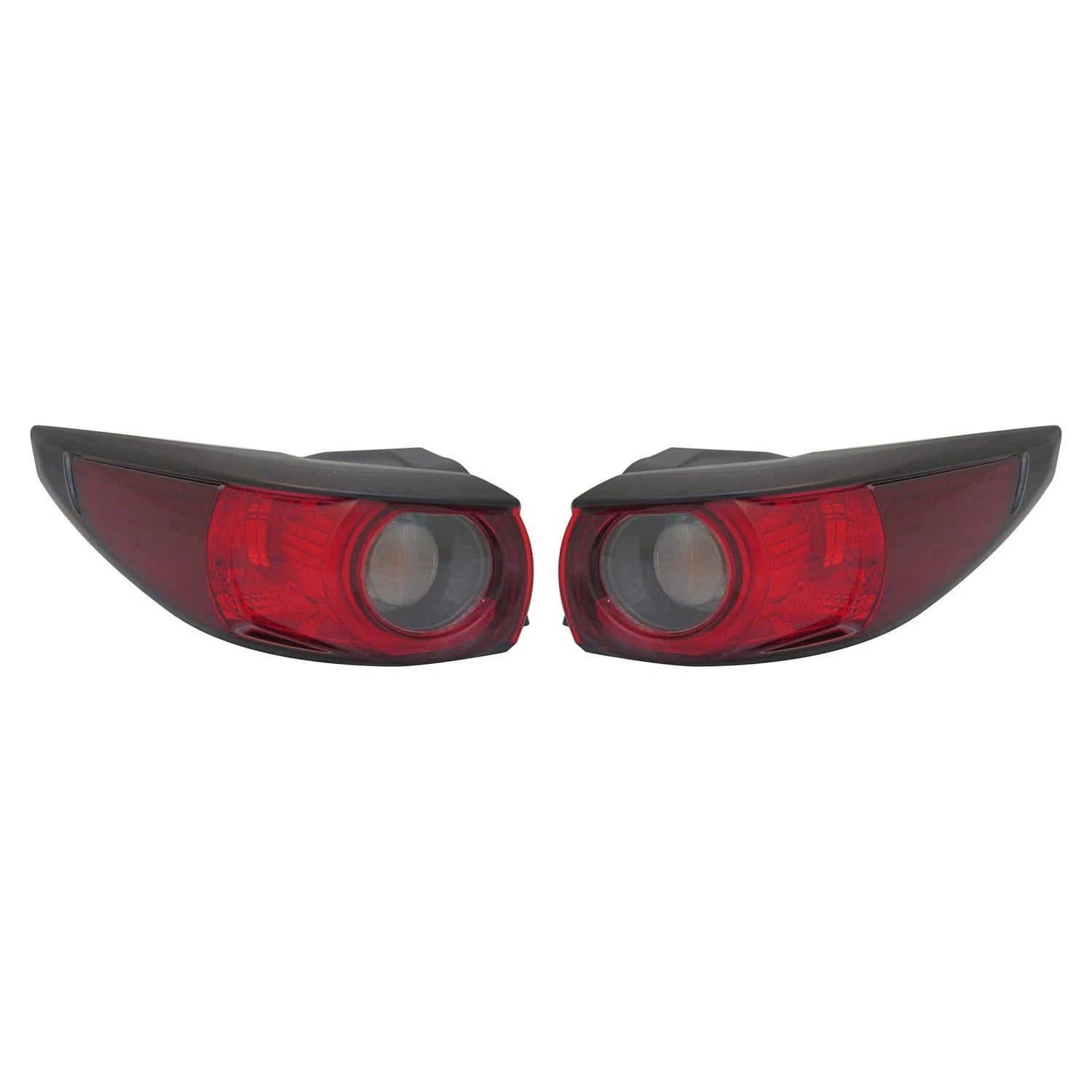 Set of 2 TYC Outer Tail Light Lamp Assemblies for Mazda CX-5 (2017–2020)