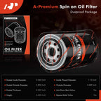 Engine Oil Filter for Ford F-250 F-350 F-450 F-550 Super Duty (2011–2023)